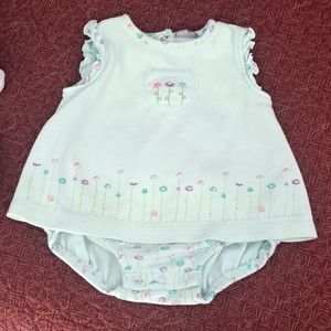 Baby girl Jammie and a onesie